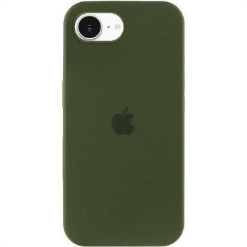 Чохол Silicone Case Full Protective для Apple iPhone 16e\17e (6.1") Dark Olive 555-04070 фото