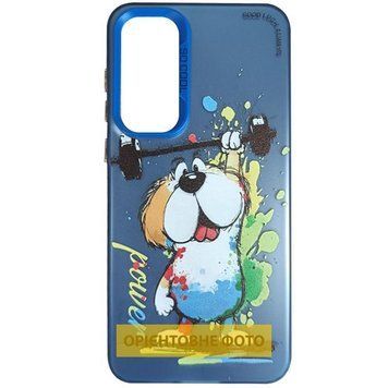Чехол TPU+PC So Cool для Samsung Galaxy A35 Power Blue 555-03370 фото
