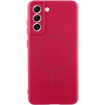 Чехол Silicone Cover Lakshmi Full Camera with MagFit для Samsung Galaxy S21 FE Красный 555-02043 фото