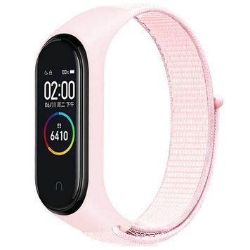 Ремінець Nylon New для Xiaomi Mi Band 3/4/5/6/7 Pearl Powder 212-01752 фото