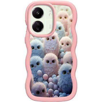 Чехол TPU Cloudy Pictures для Xiaomi Redmi 13C / Poco C65 Owls 555-01254 фото