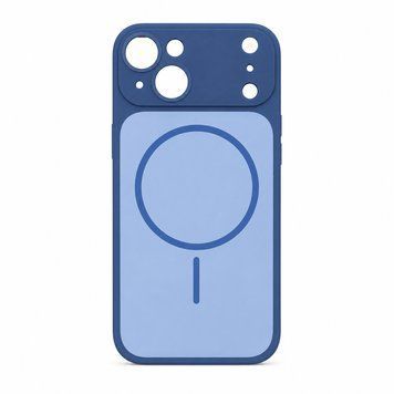 Чохол Silicone Creative Variation Case MAG COVER дизайн 17 Pro для Apple iPhone 15 Dark Blue 666-05285 фото