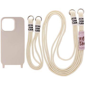 Чехол TPU two straps California для iPhone 12 Pro / 12 Antique White 208-05617 фото