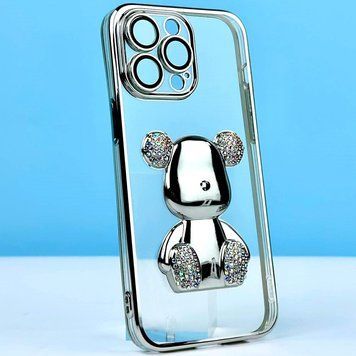 Чохол Bear Gradient Diamond для iPhone 13 Pro Silver 208-04590 фото