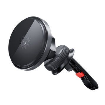 Магнітний тримач з бездротовою зарядкою XO CX015 з MagSafe Чорний 201-00065 фото