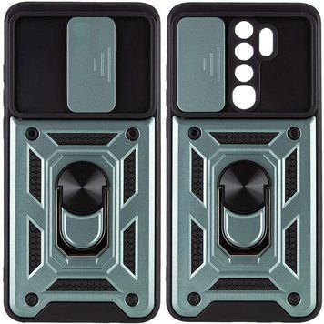 Ударостійкий чохол Camshield Serge Ring для Xiaomi Redmi Note 8 Pro Green 777-04662 фото