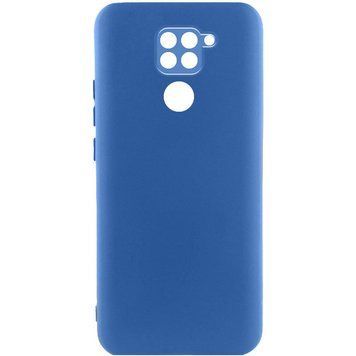 Чохол TPU GETMAN Liquid Silk Full Camera для Xiaomi Redmi Note 9 / Redmi 10X Синій / Navy Blue ILSO-00000073806-12 фото