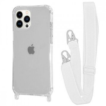 Чохол WAVE Clear Case With Strap для Iphone 13 Pro White 208-05237 фото