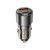 Автомобільний зарядний пристрій BOROFONE BZ20A Smart 83W dual port PD65W+QC3.0 car charger Transparent Black 6941991101625 фото