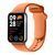 Ремінець для Xiaomi Mi Band 8 Pro/Mi Band 9 Pro/Redmi Watch 4 Silicone Orange 212-02584 фото