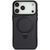 TPU+PC чохол Metal Buttons with MagSafe Carbon Ring для Apple iPhone 17 Pro (6.3") Black 777-08101 фото