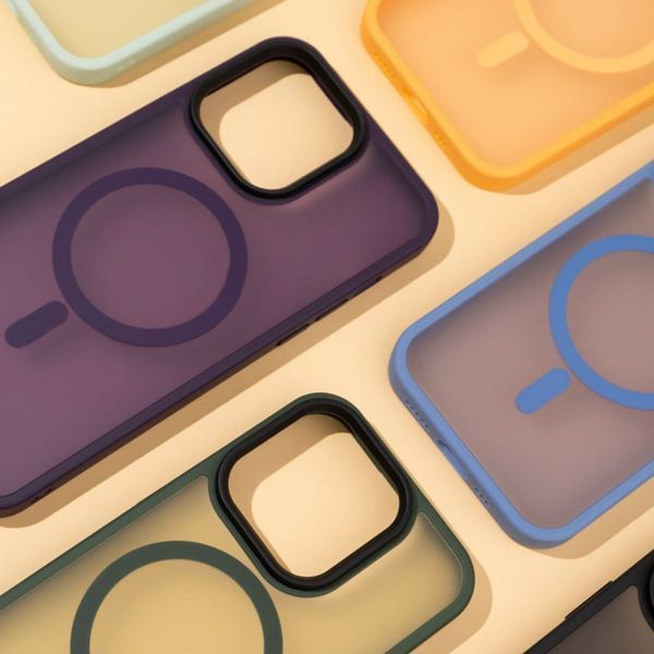 Чехол WAVE Matte Insane Case with Magnetic Ring для iPhone 16 Midnight blue 656-07871 фото