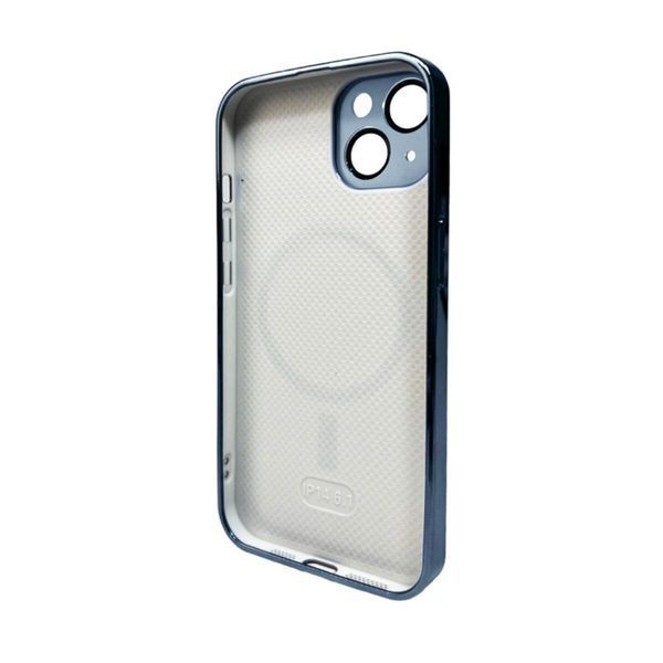 Чехол AG Glass Sapphire Frame MagSafe для iPhone 15 Sierra Blue 666-02823 фото