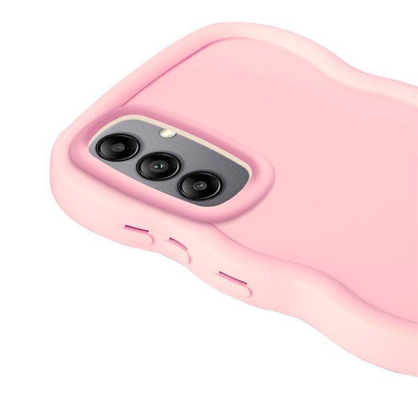 Чехол TPU Ripple для Samsung Galaxy S24 FE Pink 555-01158 фото