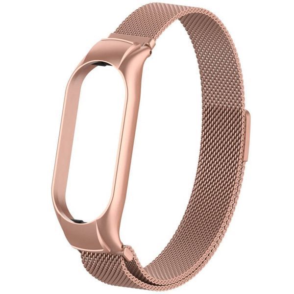 Ремешок Milanese Loop Design для Xiaomi Mi Band 5/6 Rose Pink 212-01246 фото
