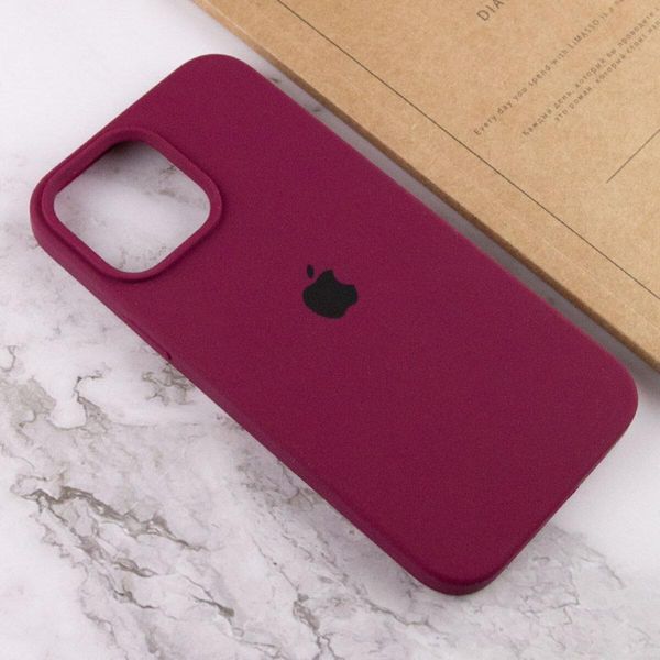 Силиконовый чехол для iPhone 15 Pro Maroon 666-01039 фото