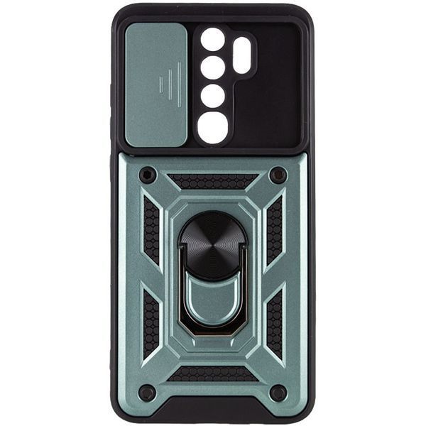 Ударостійкий чохол Camshield Serge Ring для Xiaomi Redmi Note 8 Pro Green 777-04662 фото