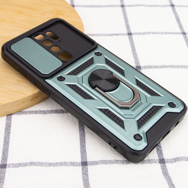 Ударостійкий чохол Camshield Serge Ring для Xiaomi Redmi Note 8 Pro Green 777-04662 фото