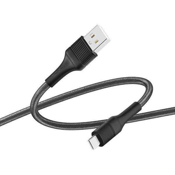 Кабель Ridea RC-M122 Fila 3A USB to Type-C Чорний 209-00168 фото
