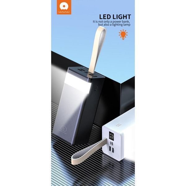 Портативный аккумулятор Power Bank WUW Y117 digital display + lamp 50000 mAh Черный 216-00037 фото