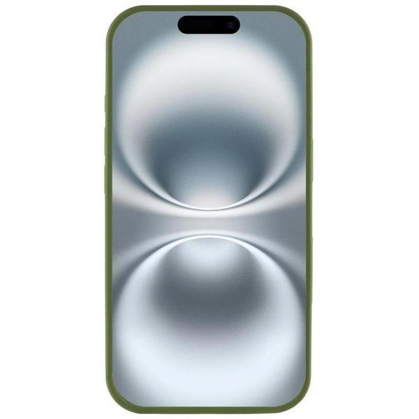 Чехол Silicone Case Full Protective для Apple iPhone 16e\17e (6.1") Dark Olive 555-04070 фото