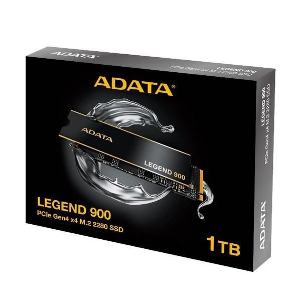 Накопичувач SSD M.2 ADATA LEGEND 900 1TB 2280 PCIe Gen 4x4 3D NAND Read/Write: 7000/4700 MB/sec SLEG-900-1TCS фото