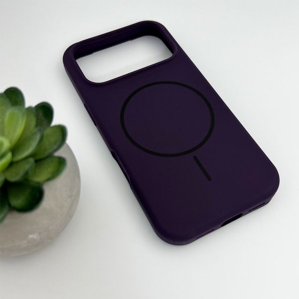 Чехол для смартфона Silicone Case Magnetic для Apple iPhone 17 Pro Dark Purple 666-04134 фото