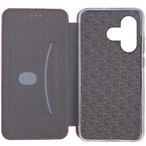 Кожаный чехол-книжка Classy для Xiaomi Redmi 13 4G / Poco M6 4G Maroon 777-05504 фото