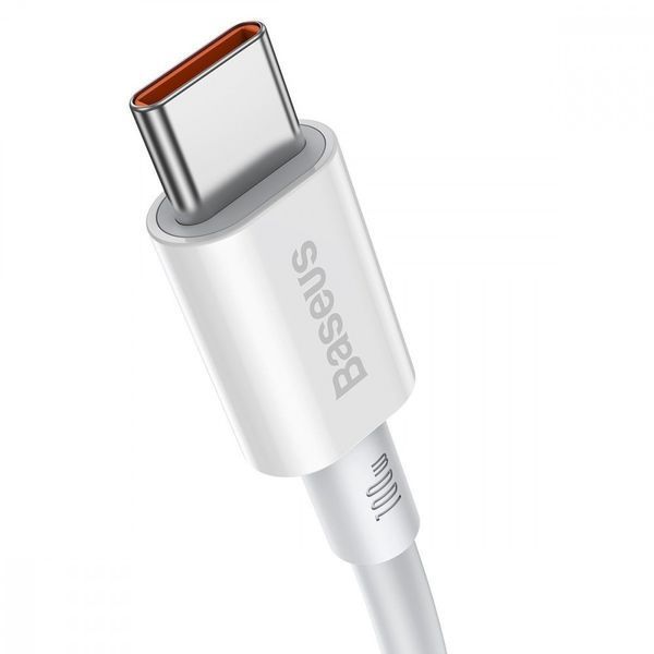 Кабель Baseus Superior Series Fast Charging Type-C to Type-C PD 100W (2m) White CATYS-C02 фото