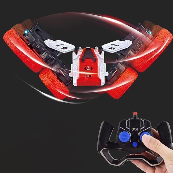 Машинка на радіокеруванні SHT DW02A Trick and Flip RC Car 2.4G Red 656-03555 фото