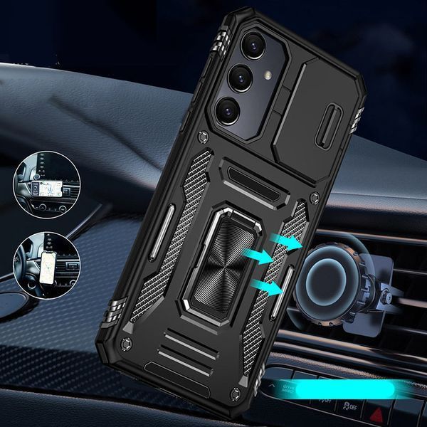 Ударостійкий чохол Camshield Army Ring для Samsung Galaxy A36 5G Black 777-04954 фото