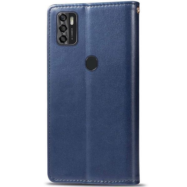 Кожаный чехол-книжка GETMAN Gallant (PU) для ZTE Blade A7s (2020) Синий 777-06520 фото