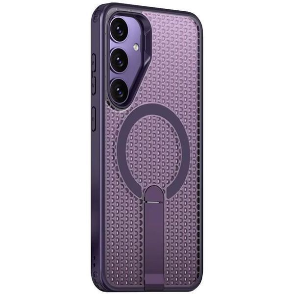 Чохол TPU Breeze with MagSafe stand для Samsung Galaxy S26+ Purple 777-09260 фото
