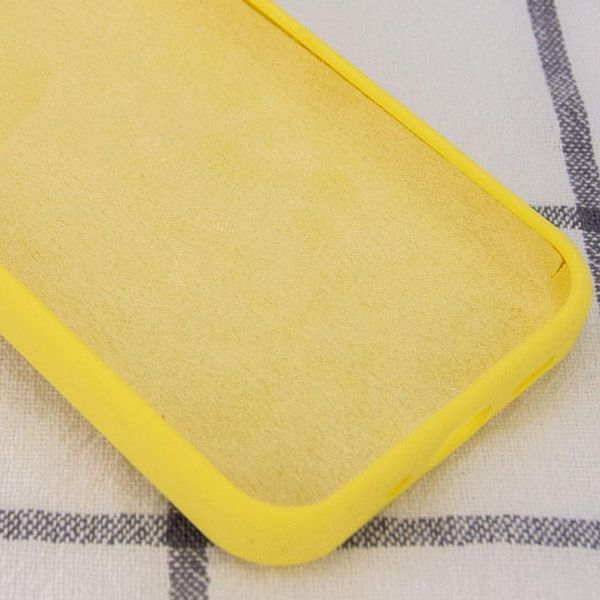 Силиконовый чехол Silk Full Protective для iPhone 13 mini (5.4") Yellow 777-10501 фото