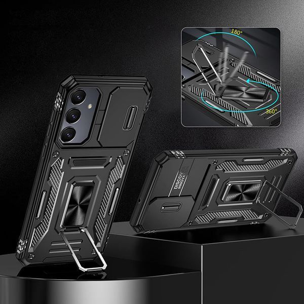 Ударостійкий чохол Camshield Army Ring для Samsung Galaxy A36 5G Black 777-04954 фото