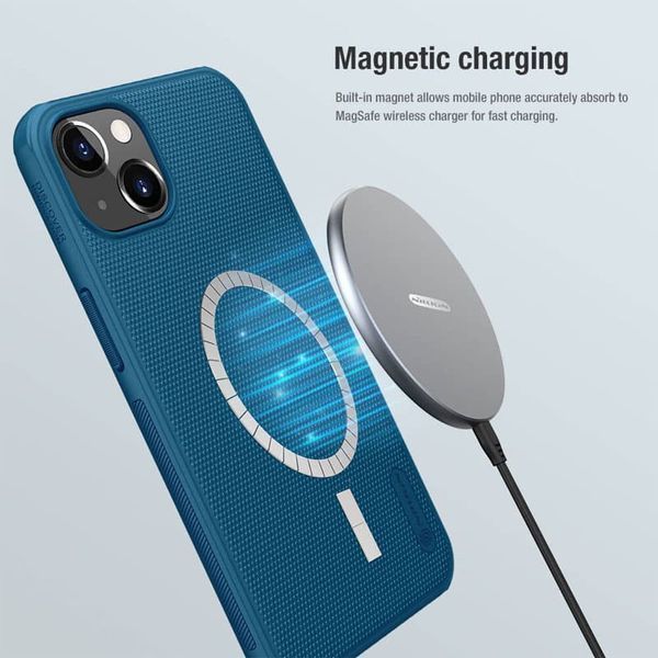 Чохол Nillkin Matte Magnetic Pro для Apple iPhone 15 (6.1") Blue 777-08151 фото