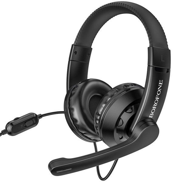Навушники BOROFONE BO102 Amusement gaming headphones Black 656-01003 фото