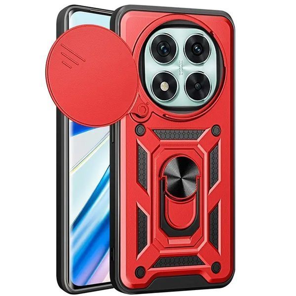 Ударопрочный чехол Camshield Serge Ring для Xiaomi Redmi Note 14 Pro 5G / Poco X7 Red 777-04293 фото