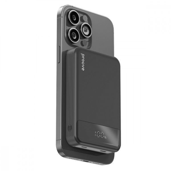 Power Bank Proove Hoodman Magnetic 20W 10000mAh Black PBH120010001 фото