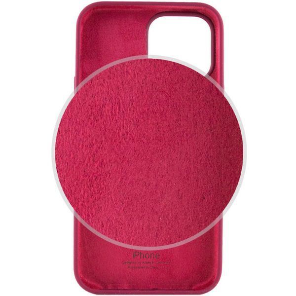 Силиконовый чехол для iPhone 15 Pro Maroon 666-01039 фото