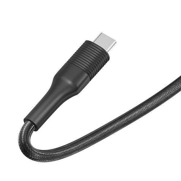 Кабель Ridea RC-M122 Fila 3A USB to Type-C Чорний 209-00168 фото
