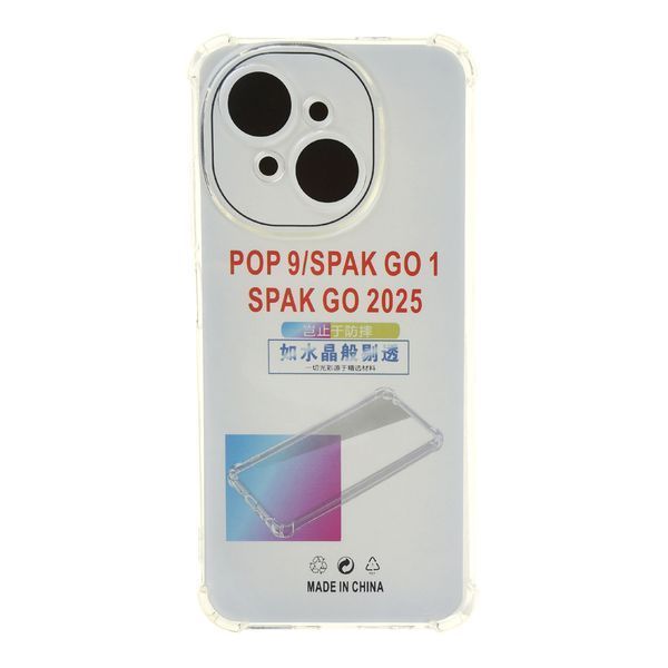 Прозорий чохол TPU Virgin Hard Full Camera для Tecno Spark Go 1 (KL4)/POP 9/Spark Go 2025 555-04155 фото