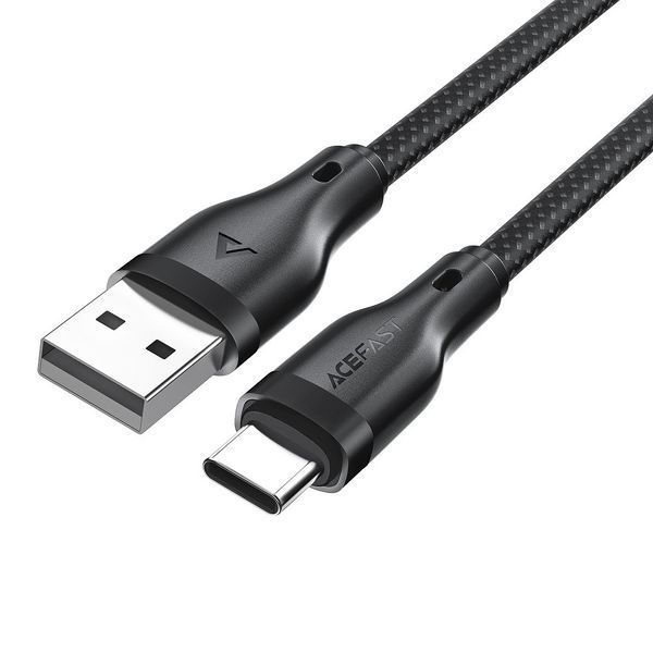 Кабель ACEFAST C8-04 USB-A to USB-C charging data cable 1.2 м Black 6974316282693 фото
