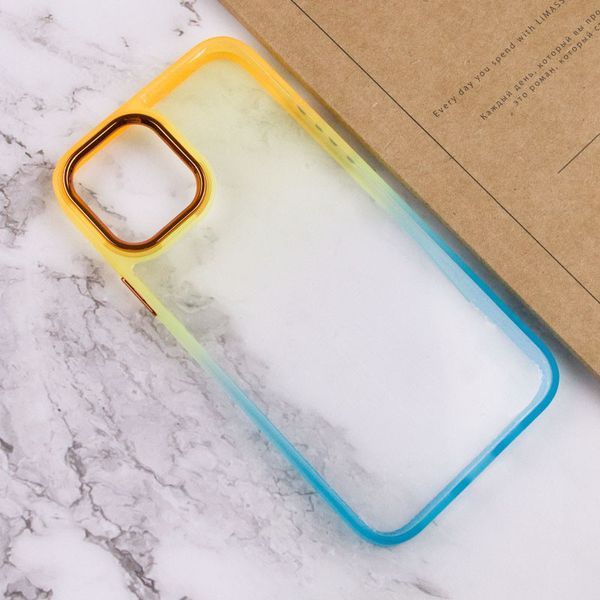 Чохол TPU+PC Fresh sip series для Apple iPhone 11 Pro (5.8") Бірюзовий / Помаранчевий 777-06670 фото