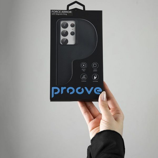 Чохол Proove Force Armor Case with Magnetic Ring Samsung Galaxy S24/S25 Black 656-04646 фото
