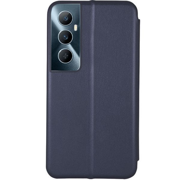 Кожаный чехол-книжка Classy для Realme C65 4G Темно-синий 777-03457 фото