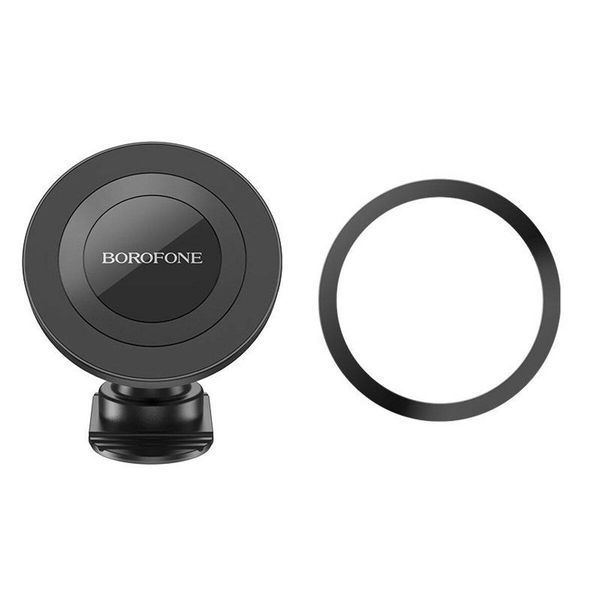 Держатель для мобильного BOROFONE BH91 Ring magnetic car holder(center console) Black 656-00464 фото