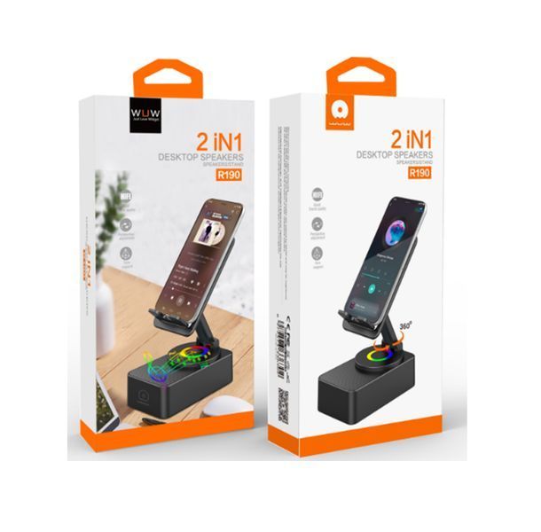 Портативна колонка WUW-R190, 5W, Black 6972573336302 фото