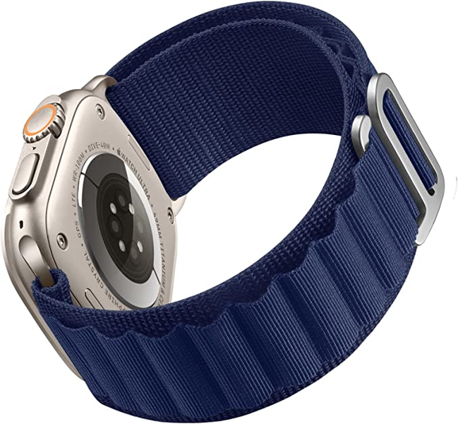 Тканевый ремешок Alpine Loop для Apple Watch 38/40/41 mm Navy Blue 212-00502 фото