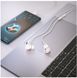 Наушники проводные HOCO M101 Pro Crystal (Type-C) White 6931474782403 фото 3